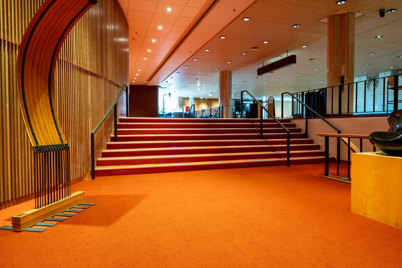 Steps entering the Colwell Playhouse